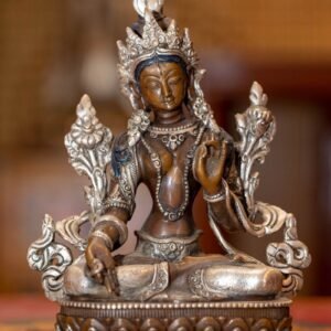 100 % Hand Made White Tara Statue