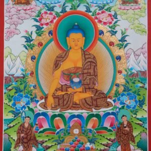 Shyakyamuni Buddha & Pancha Buddha Thangka